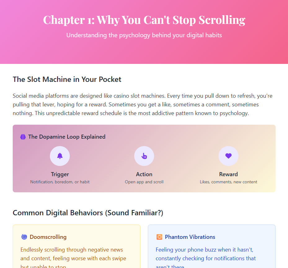 Social Media Detox Guide Page 2